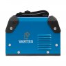 Сварочный аппарат Varteg 210 - Работает от 140В. Горячий старт, форсаж дуги, антизалипание. MMA, розетки 25 мм2, напряжение питания: 220В±15%, Диапазон сварочного тока: 20-210А, ПВ: 60%, ремень для переноски, комплектация: кабели 1,2 м, электрододерж