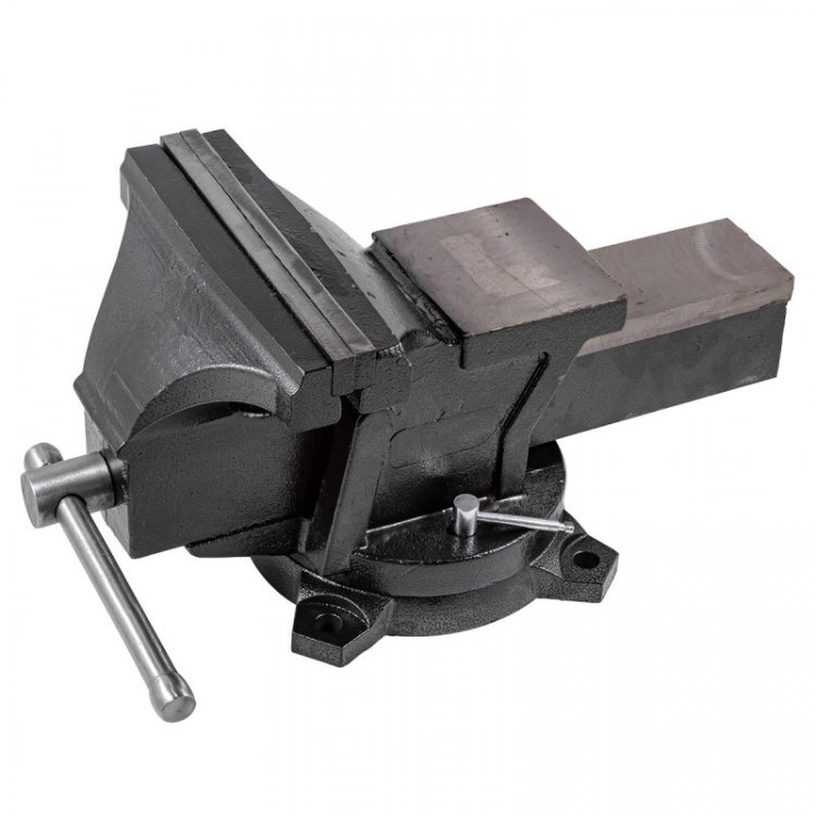 Тиски стальные поворотные с наковальней 10"-250мм Тиски стальные поворотные с наковальней 10"-250мм