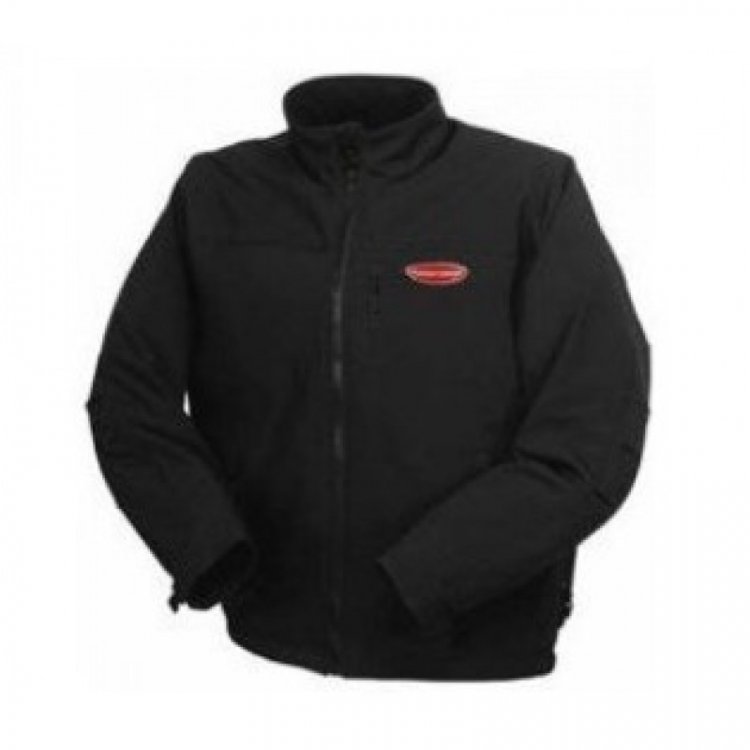 Куртка с электроподогревом водоотталкивающая(р.50-52, черная, АКБ:5V, 2A, от 10000 mAh, 3 режима нагрева, АКБ не комплектуется)