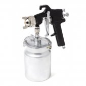 Краскораспылитель с нижним металлическим бачком (1000мл, 2,0мм, 5 bar, 127-170 л/мин, присоед. резьба 1/4") Краскораспылитель с нижним металлическим бачком (1000мл, 2,0мм, 5 bar, 127-170 л/мин, присоед. резьба 1/4")