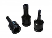 Головка-бита SPLINE ударная M8 с отверстием, 1/2"