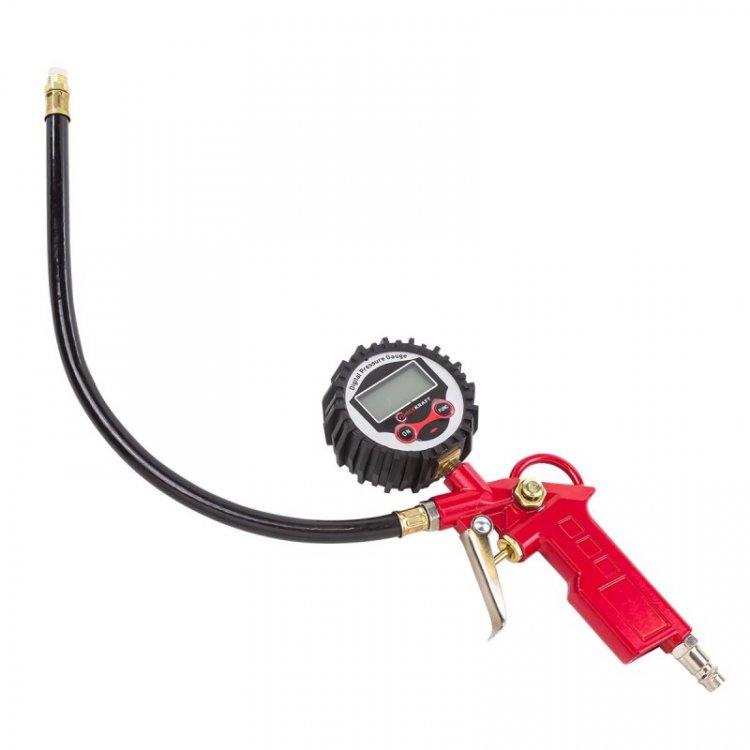 Пистолет для подкачки шин с цифровым манометром (0-16Bar), в блистере Пистолет для подкачки шин с цифровым манометром (0-16Bar), в блистере