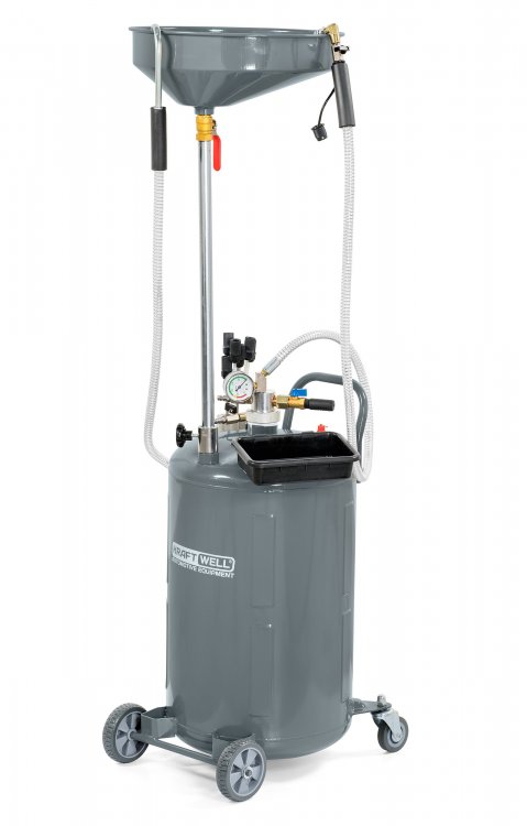 Установка для слива и откачки масла/антифриза с подъемной ванной, 90 л