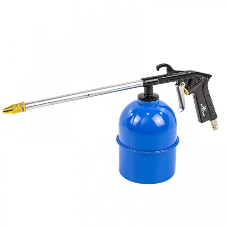 Пневмопистолет для мойки двигателя с бачком (расход воздуха 130л/мин, емкость бачка 850мл) Пневмопистолет для мойки двигателя с бачком (расход воздуха 130л/мин, емкость бачка 850мл)