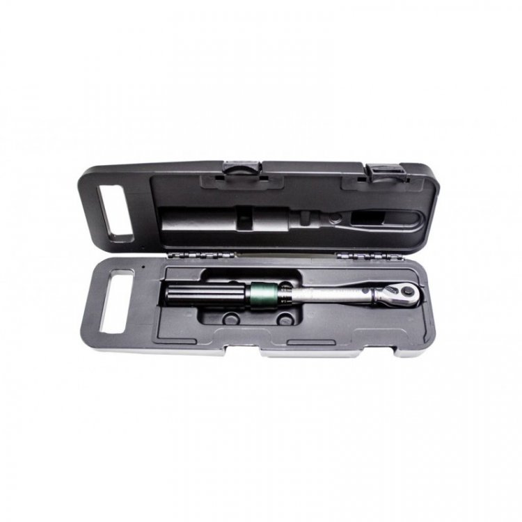 Ключ динамометрический щелчкового типа с быстрой фиксацией "Premium" 5-25Нм,1/4",в пластиковом кейсе