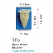 Клипса для крепления внутренней обшивки а/м Тойота пластиковая (100шт/уп.) Клипса для крепления внутренней обшивки а/м Тойота пластиковая (100шт/уп.)