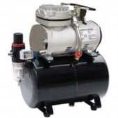 Миникомпрессор безмасляный (ресивер 3л, производительность 23л/мин, рабочее давление 3-4bar) Миникомпрессор безмасляный (ресивер 3л, производительность 23л/мин, рабочее давление 3-4bar)