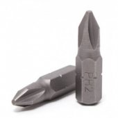 Бита крестообразная "Pozidriv" PZ.2х25мм,1/4" Бита крестообразная "Pozidriv" PZ.2х25мм,1/4"