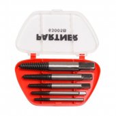 Набор экстракторов резьбы 5пр.(М3-М18; Ø:3-6мм, 6-8мм, 8-11мм, 11-14мм, 14-18мм; "мелкий шаг"), в пластиковом футляре