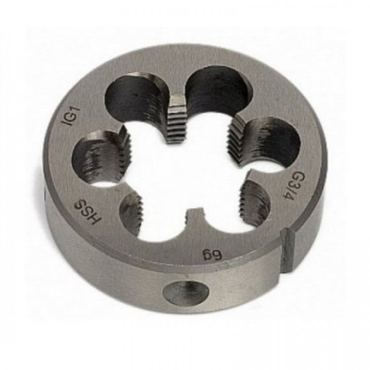 Плашка M9x1,25-Ø25мм, в пластиковом футляре