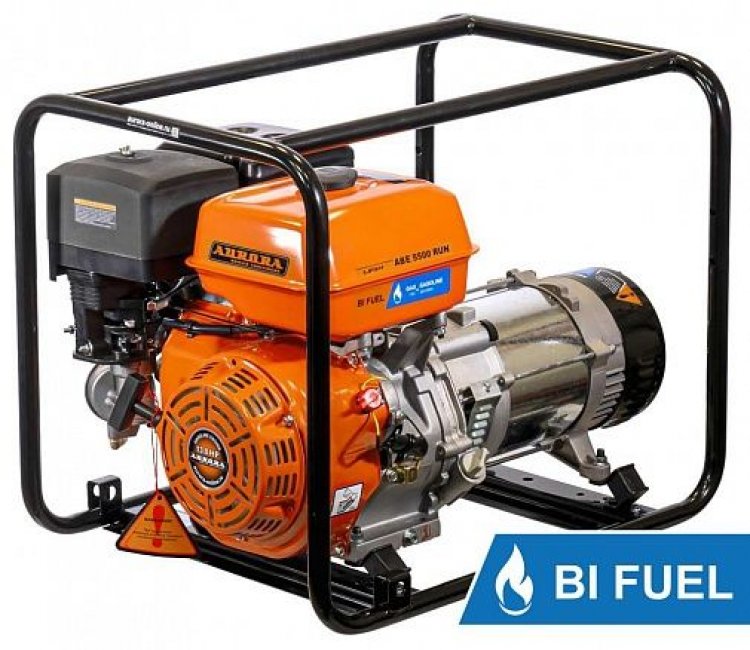 Генератор ABE 5500 RUN (max.5.5кВт, 220В) бензин+газ Генератор ABE 5500 RUN (max.5.5кВт, 220В) бензин+газ
