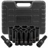 Набор головок ударных глубоких, 16пр.,1/2"(10-19, 21, 22, 24, 27, 30, 32мм),в кейсе