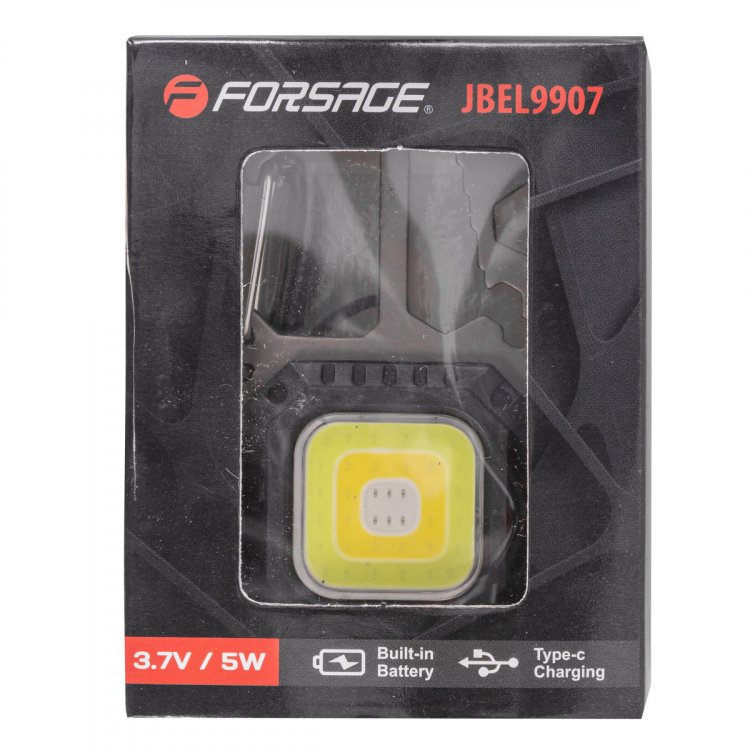 Фонарь портативный многофункциональный (светодиод COB, 7 режимов освещения, 3.7V, 5W, IP64)