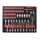 Набор бит и головок-бит,1/4" 5/16" 1/2" 101пр.(PH, PZ, SL, TORX, TORX с отверстием, HEX, SPLINE) в ложементе Набор бит и головок-бит,1/4" 5/16" 1/2" 101пр.(PH, PZ, SL, TORX, TORX с отверстием, HEX, SPLINE) в ложементе