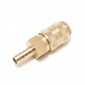 Быстроразъем пневматический с клапаном "елочка" 8мм (латунь) Быстроразъем пневматический с клапаном "елочка" 8мм (латунь)