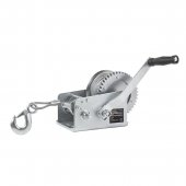 Лебедка ручная барабанная, 810кг(стальной трос, диаметр троса-5мм, длина троса-10м )