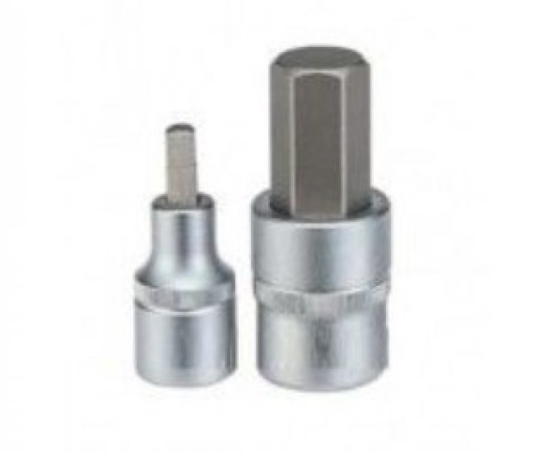 Головка бита 6-гранная 5мм 1/2" (L-100мм)