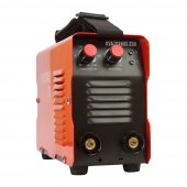 Сварочный аппарат KVAZARRUS 250 - Регулировка форсажа дуги (контроль стабилизации дуги). Горячий старт, антизалипание. Работает от 140В. MMA, розетки 25 мм2, напряжение питания: 220В±15%, Диапазон сварочного тока: 20-250А, ПВ: 60%, ремень для перенос