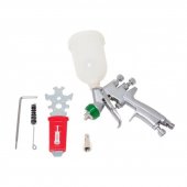 Краскораспылитель "Profi"с верхним пластиковым бачком(250мл, 1.2мм, 2.5bar, 34 л/мин, присоед. резьба 1/4"+штуцер) Краскораспылитель "Profi"с верхним пластиковым бачком(250мл, 1.2мм, 2.5bar, 34 л/мин, присоед. резьба 1/4"+штуцер)