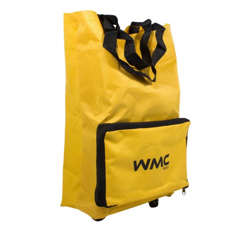 Сумка хозяйственная на 4 колесах с ручками и боковым карманом(140х265х460мм, карман-190х300мм, Ø колес-39мм)