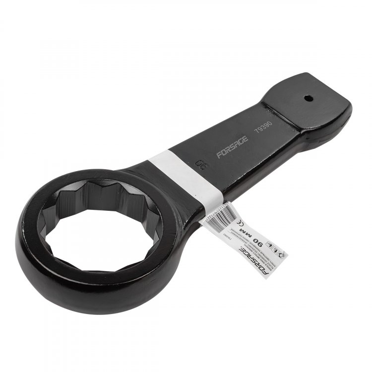 Ключ накидной ударный односторонний 90мм (L-370мм)