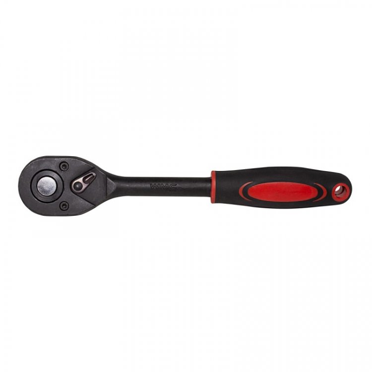 Трещотка реверсивная ударная с резиновой ручкой 1/2"(24 зуб.)