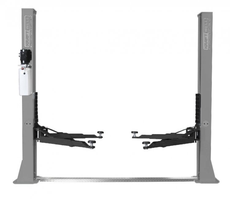 Подъемник комплект г/п 4 т. с анкерами и проставками KraftWell арт. CORSO 2C/220