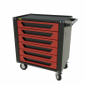 GTS6.red Тележка инструментальная Garopt 6 ящиков КРАСНАЯ, центральный замок, увеличенные колеса, доводчики, GAROPT Серия "Standart" GTS6.red Тележка инструментальная Garopt 6 ящиков КРАСНАЯ, центральный замок, увеличенные колеса, доводчики, GAROPT Серия "Standart"