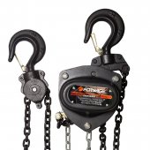 Лебедка механическая подвесная с лепестковым механизмом фиксации цепи натяжения, 5т (длина цепи - 3м) Лебедка механическая подвесная с лепестковым механизмом фиксации цепи натяжения, 5т (длина цепи - 3м)