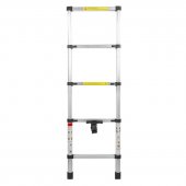 Лестница телескопическая односекционная (0.6-1.4м,4ступеньки, max нагрузка 150кг, вес 3,6кг)