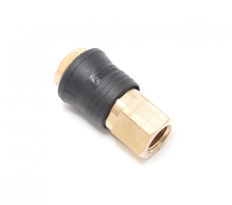 Быстроразъем пневматический с клапаном, внутренняя резьба 1/4" (ONE TOUCH) Быстроразъем пневматический с клапаном, внутренняя резьба 1/4" (ONE TOUCH)