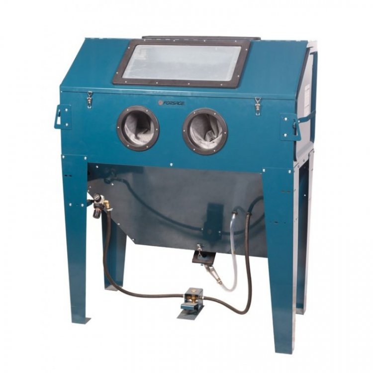 Пескоструйная камера с электродвигателем для очистки воздуха 220B 420л Пескоструйная камера с электродвигателем для очистки воздуха 220B 420л