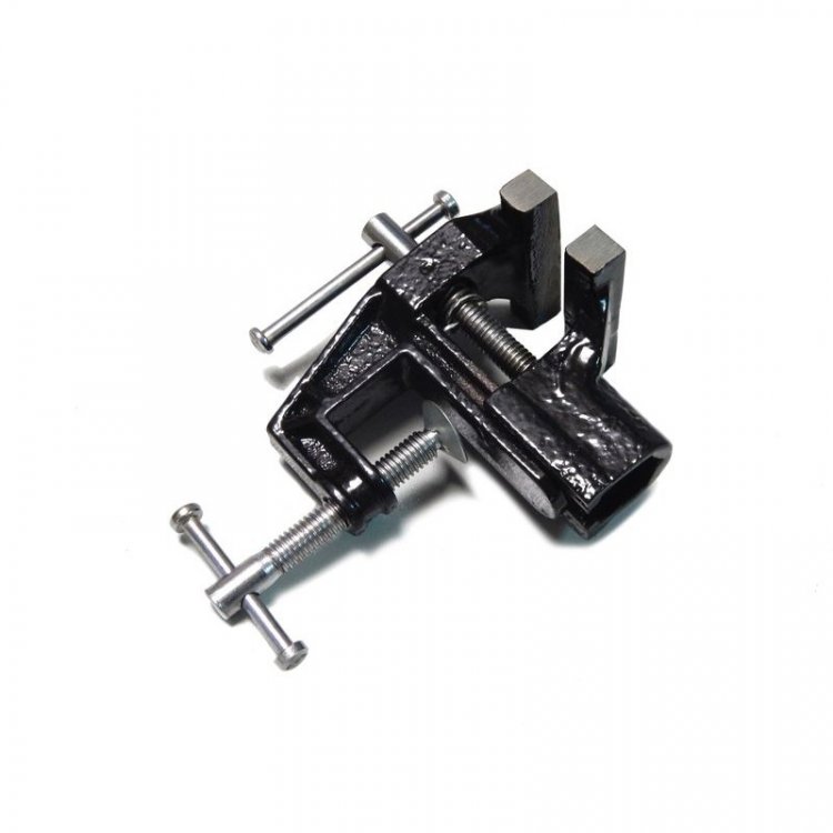 Тиски настольные мини (ширина губ - 60мм, захват-35мм, крепление "струбцина") Тиски настольные мини (ширина губ - 60мм, захват-35мм, крепление "струбцина")