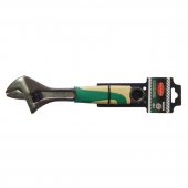 Ключ разводной с резиновой рукояткой 10"-250мм (захват 30мм), на пластиковом держателе