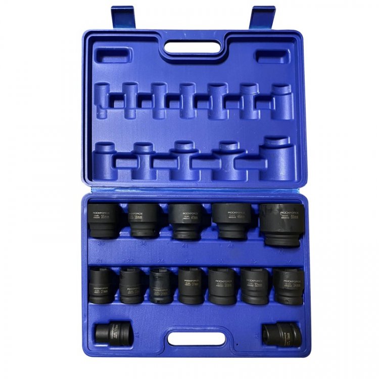 Набор головок ударных 14пр., 3/4"(17,19,21,22,24,27,30,32,34,35,36,41,46,50мм) в кейсе Набор головок ударных 14пр., 3/4"(17,19,21,22,24,27,30,32,34,35,36,41,46,50мм) в кейсе