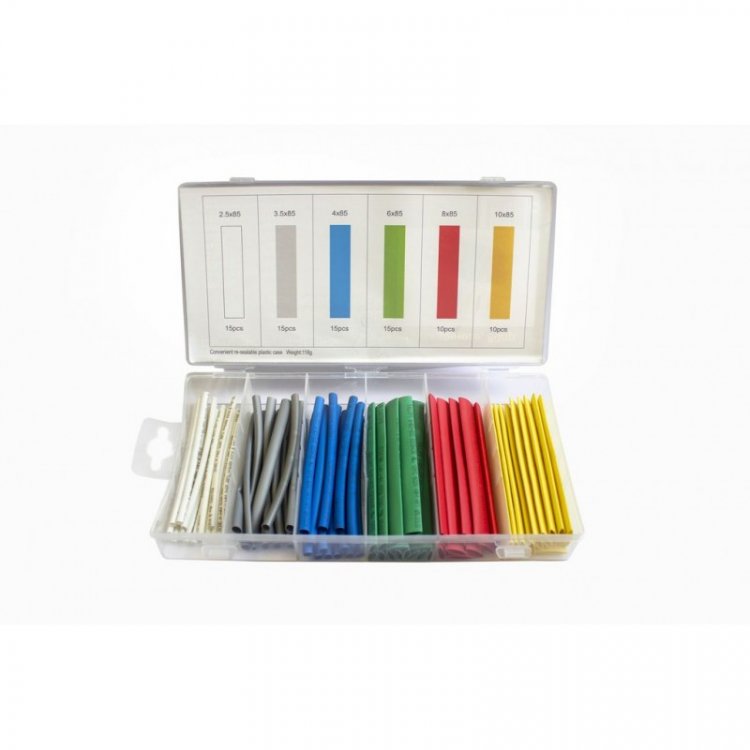 Трубки термоусадочные, 80пр.