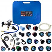 Набор приспособлений для тестирования систем охлаждения 28пр.(0-2.5bar), в кейсе Набор приспособлений для тестирования систем охлаждения 28пр.(0-2.5bar), в кейсе