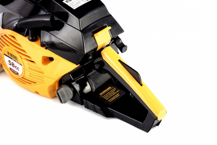 Пила цепная бензиновая DGS-5820, шина 50 см, 58см3, 4,1 л.с., шаг 0,325, паз 1,5 мм, 76 зв// Denzel