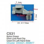 Клипса для крепления внутренней обшивки а/м Крайслер пластиковая (100шт/уп.) Клипса для крепления внутренней обшивки а/м Крайслер пластиковая (100шт/уп.)