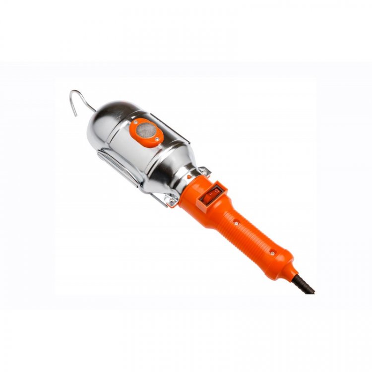 Светильник переносной (для ламп Е27, max 60W, IP20, AC220-240V, кабель 5м, оранжевый, с магнитом) Светильник переносной (для ламп Е27, max 60W, IP20, AC220-240V, кабель 5м, оранжевый, с магнитом)