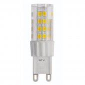Лампочка светодиодная G9, SMD 2835, 4000K, 5W, AC220-240V, 360град, 420lm, 43mA