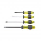 Отвертка шлицевая ударная с противоскользящими вставками на рукоятке 6х150мм