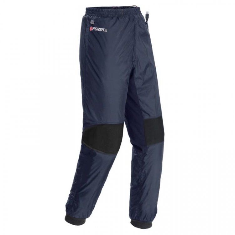 Брюки с электроподогревом водоотталкивающие(р.48-50, темно-синие, АКБ:5V, 2A, от 10000 mAh, 3 режима нагрева, АКБ не комплектуется)