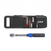 Ключ динамометрический щелчкового типа с быстрой фиксацией  "Premium" 1-25Нм, 1/4" в пластиковом кейсе