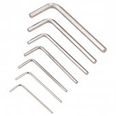 Ключи Г-образные 6-гранные, набор 7пр. (1.27, 1.5, 2, 2.5, 3, 4, 5мм)