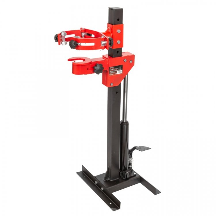 Стяжка пружин гидравлическая напольная (усилие стяжки до 1т, рабочий диапазон 210-570мм, вес 30кг) Стяжка пружин гидравлическая напольная (усилие стяжки до 1т, рабочий диапазон 210-570мм, вес 30кг)