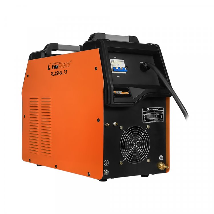 Аппарат плазменной резки Plasma 73  - Надежный 70А аппарат. Способен прорезать сталь до 25мм, а также справляется со всеми сплавами металлов: алюминий, медь и др. ПВ: 60%. Работа от сети 380В±15%. Бесконтактный поджиг дуги. Цифровой дисплей. Встроенн Аппарат плазменной резки Plasma 73  - Надежный 70А аппарат. Способен прорезать сталь до 25мм, а также справляется со всеми сплавами металлов: алюминий, медь и др. ПВ: 60%. Работа от сети 380В±15%. Бесконтактный поджиг дуги. Цифровой дисплей. Встроенн