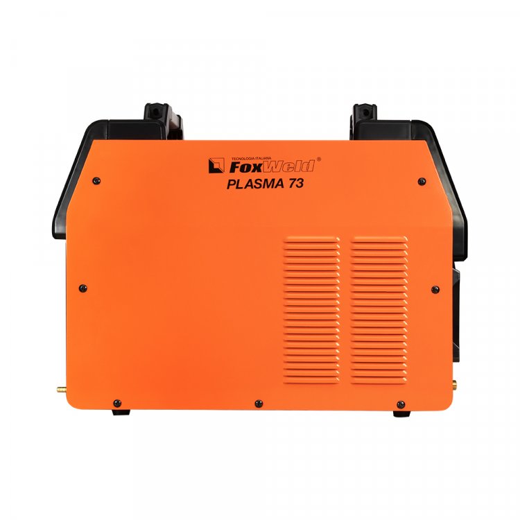 Аппарат плазменной резки Plasma 73  - Надежный 70А аппарат. Способен прорезать сталь до 25мм, а также справляется со всеми сплавами металлов: алюминий, медь и др. ПВ: 60%. Работа от сети 380В±15%. Бесконтактный поджиг дуги. Цифровой дисплей. Встроенн Аппарат плазменной резки Plasma 73  - Надежный 70А аппарат. Способен прорезать сталь до 25мм, а также справляется со всеми сплавами металлов: алюминий, медь и др. ПВ: 60%. Работа от сети 380В±15%. Бесконтактный поджиг дуги. Цифровой дисплей. Встроенн