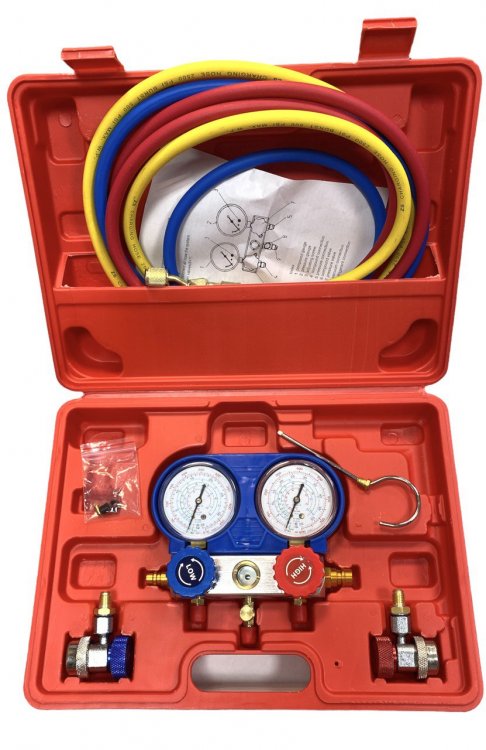 Приспособление для тестирования системы кондиционирования воздуха с двумя индикаторами часового типа арт.HZ 27.1.040S, horex Приспособление для тестирования системы кондиционирования воздуха с двумя индикаторами часового типа арт.HZ 27.1.040S, horex