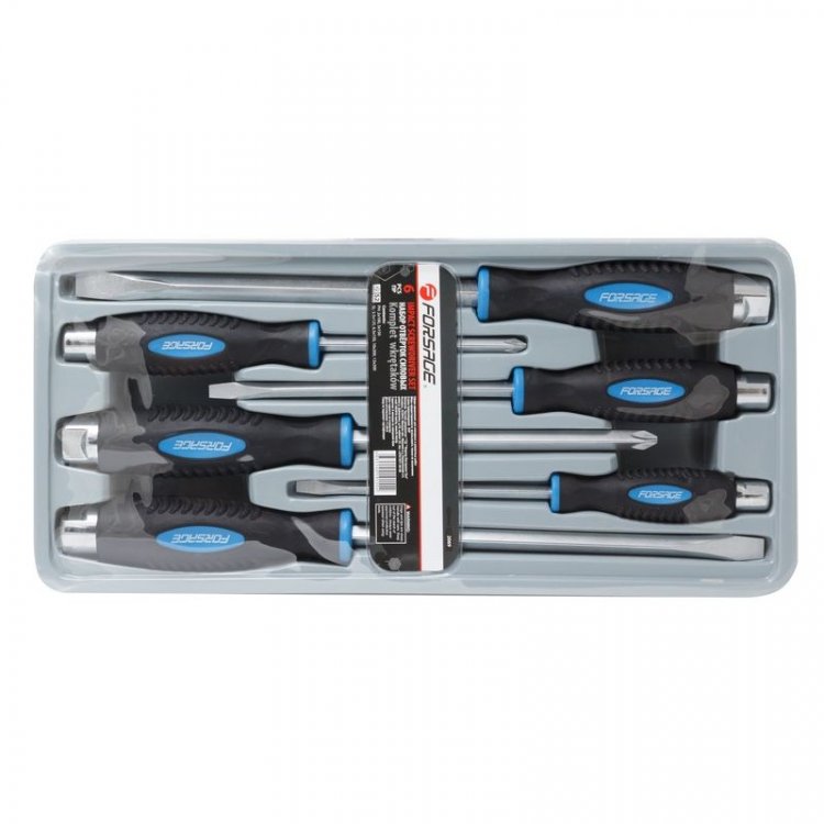 Отвертки силовые, набор 6пр.